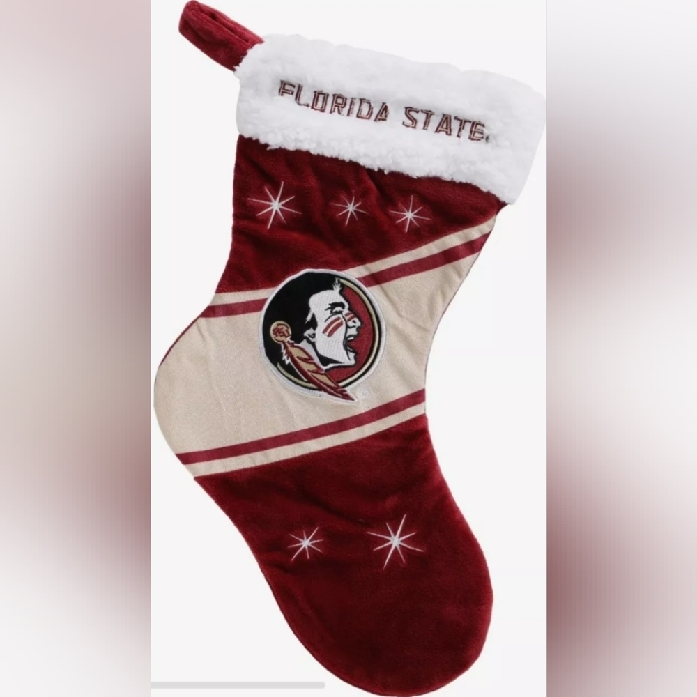 NEW Florida State Seminoles NCAA High End 17" Christmas Stocking By FOCO FSU